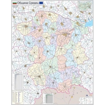 Mapmedia Карта на община Средец