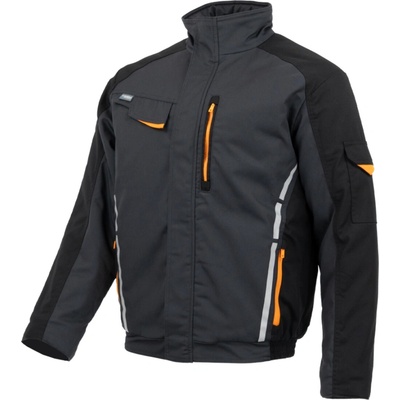 Sara Workwear pracovní krátká bunda STANDARD WINTER grafitová černá