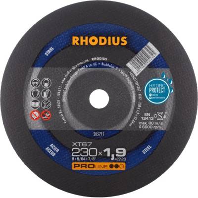 Rhodius XT67 205711 řezný kotouč rovný 230 mm 1 ks ocel
