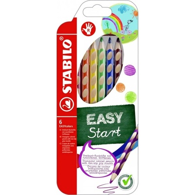 Stabilo Easycolors trojhranné pastelky pro praváky 6 ks 0332 6