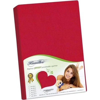 Bellatex plachta jersey červená 160x200