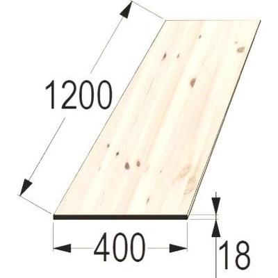 Spárovka SM 18x400 x 1200 průběžná A/B