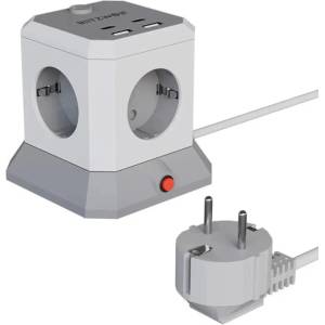 BlitzWolf BW-EC1 4xAC 2xUSB-A 2xUSB-C удължител (BW-EC1)