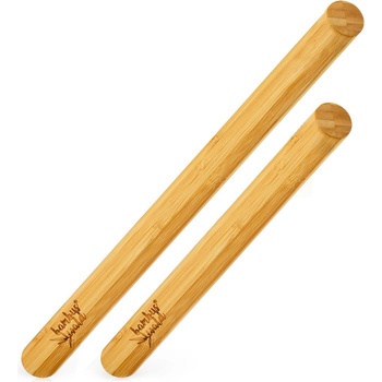 Klarstein Точилка за тесто, комплект 2 броя, 100 % бамбук, 30/40 х 3, 3 см. (Д × Ø), гладка повърхност, бамбук (BW-10187-001) (BW-10187-001)