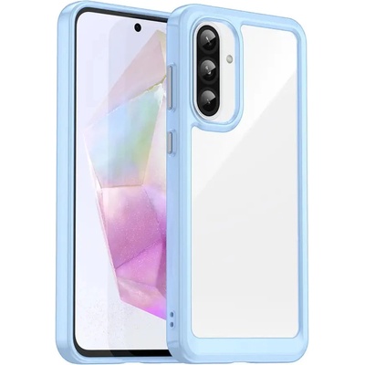 HQWear Калъф Outer Space за Samsung Galaxy A56 Cover с гъвкава рамка - син (5907769371745)