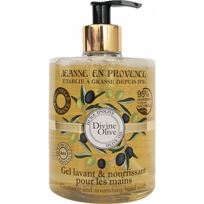 Jeanne en Provence mycí gel na ruce Oliva 500 ml
