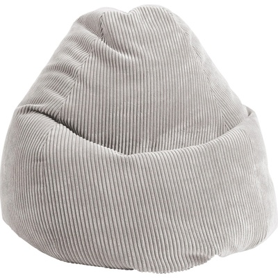 Beanbag sedací vak Shara XL 70 x 110 cm světle šedý