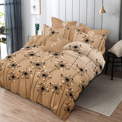 EmonaMall Двулицево спално бельо EmonaMall, 6 части - Модел S18476 (S18476-33333d)