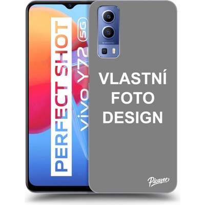 Pouzdro Picasee silikonové Vivo Y72 5G - Vlastní design/motiv čiré