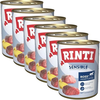 Rinti Sensible Adult kôň pečeň & zemiak 6 x 800 g