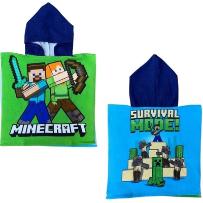 Faro pončo Minecraft micro mikrovlákno 50 x 100 cm