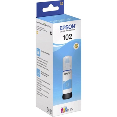 Atrament Epson 102 Cyan - originálny