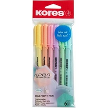 Kores K0 Pen Pastel 6 ks