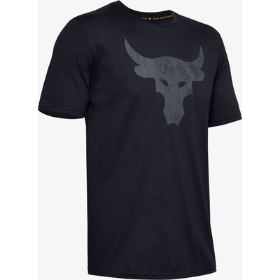Under Armour Project Rock-UA Brahma Bull SS-BLK čierne