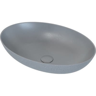 Bath Deluxe Умивалник за плот OLSBORG 60x40, 5 см бетон/сив (BT0174)