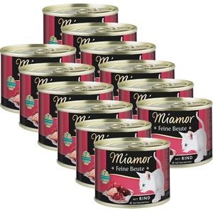 Miamor Feine Beute с говеждо 12 x 185 г