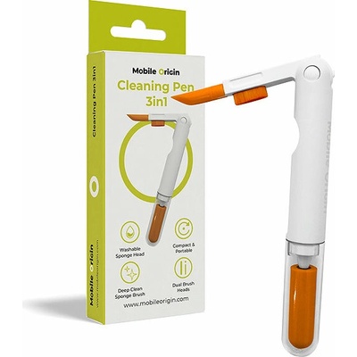 Mobile Origin Multifunctional Cleaning Pen 3in1 (MO-CLNK-MFC2) bílá/oranžová – Zboží Živě