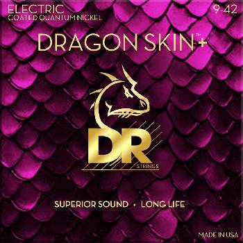DR Strings Dragon Skin+ Coated Light 9-42 Струни за електрическа китара (DEQ-9)