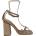Chic Сандали Chic Women's Open Toe Block Heeled Sandal - Cream