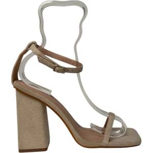 Chic Сандали Chic Women's Open Toe Block Heeled Sandal - Cream