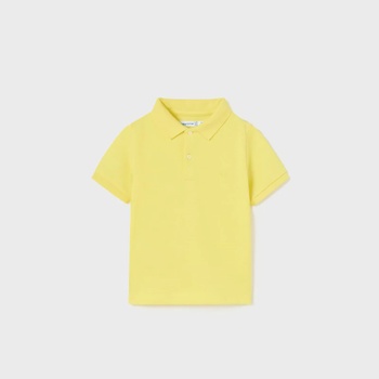 MAYORAL Поло тениска с къс ръкав памук basic в лимонено жълто за бебе момче Майорал