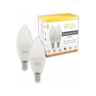 Konyks LED крушка за лампа тип свещ Konyks e14 Бял