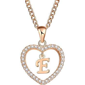 HARAHU Колие Писмо - e / Златна kp5188 (5188)