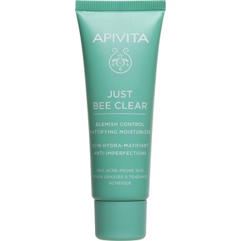 APIVITA Just Bee Clear Хидратиращ матиращ крем за лице, 40 ml