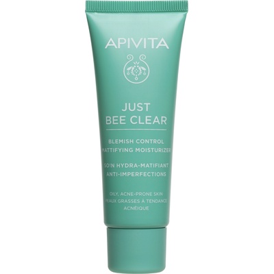APIVITA Just Bee Clear Хидратиращ матиращ крем за лице, 40 ml