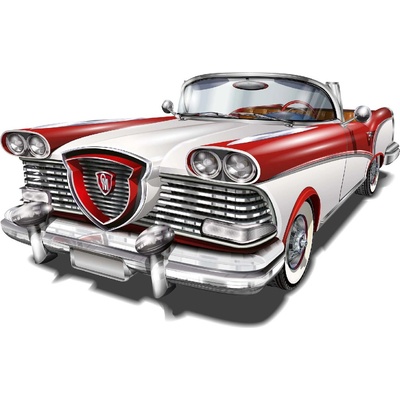 DIMEX ART Флизелинов фототапет ретро спортна кола 375 x 250 см