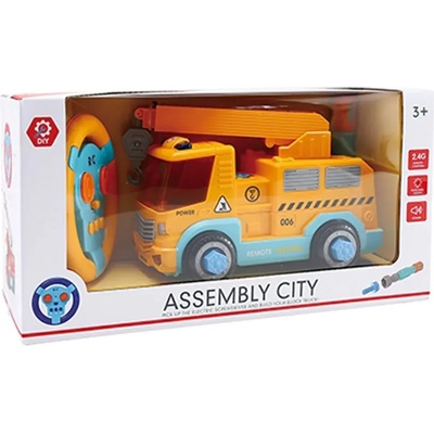 Ocie Детска играчка за сглобяване Ocie Assembly City - Камион с кран, R/C (OTC0885604)