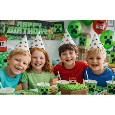 Party čepičky minecraft 6ks Procos – Zboží Dáma