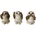 Nemesis Now Комплект статуетки Nemesis Now Adult: Gothic - Three Wise Brown Owls, 7 cm (U4462N9)