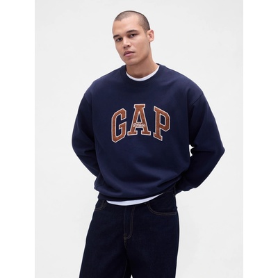 GAP Oversize mikina Heavyweight tmavomodrá