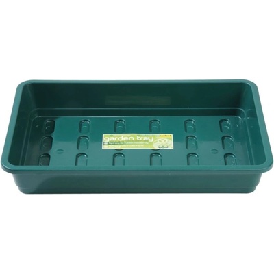 Garland - градинска тава без дренажни дупки, зелена, 37 x 23.5 х 6 см (средна) (878815)