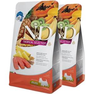 FARMINA N&D dog TROPICAL SELECTION (AG) adult mini, сьомга 2 x 5 кг