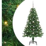 vidaXL С изкуствено коледно дърво с 150 LED светодиода Зелен 150 cm (3396902)