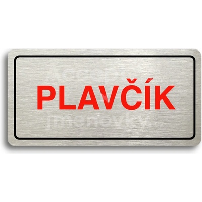 ACCEPT Piktogram PLAVČÍK - stříbrná tabulka - barevný tisk