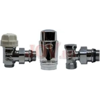 THS Thermostyle Радиаторен сет CAYMAN-5 CHROME THS 1/2"х16мм и 1/2"x15мм ъглов