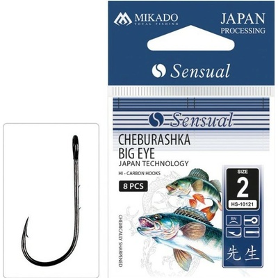 MIKADO SENSUAL CHEBURASHKA BIG EYE BN černý nikl vel.6 10 ks