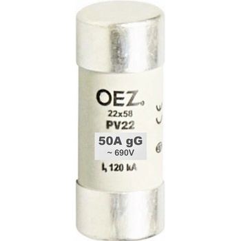 Pojistka válcová PV22 50A gG