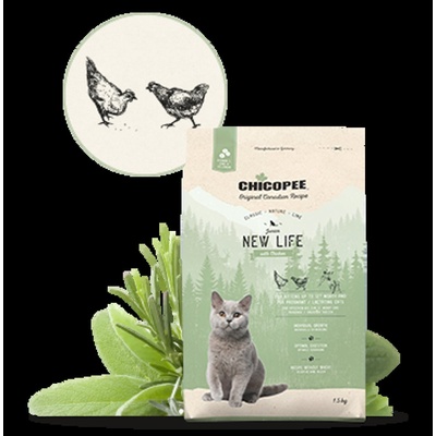 Chicopee Classic Nature Line Kitten-Суха храна за котки до 12 месеца, с пилешко месо 1.5 кг