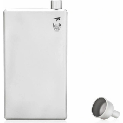 Placatka Keith Titanium Jug stříbrná 120 ml