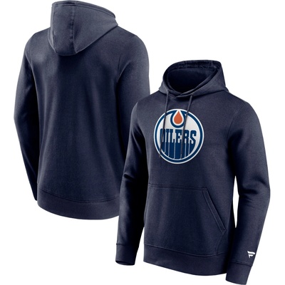 Fanatics Pánská Mikina Edmonton Oilers Primary Logo Graphic Hoodie