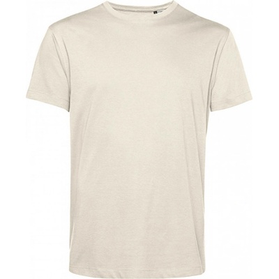 B&C Měkké unisex tričko z odolné organické bavlny bílošedá