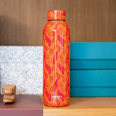 Quokka Nerezová láhev Solid Orange Bloom 630 ml