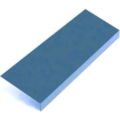 Podkladní okapnice r.š.167mm pozink lakovaný RAL 5010 enziánová modrá s folií dl.2m