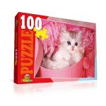 Славена Пъзел 100 елемента с коте