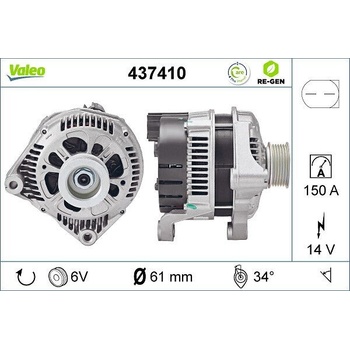 Generátor VALEO 437410