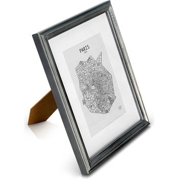 Image 1 of Casa Chic Lancaster, рамка за картини, правоъгълна, снимки 24, 8 x 19, 3 cm, паспарту, дърво (ANTIC-10x8-SLV) (ANTIC-10x8-SLV)